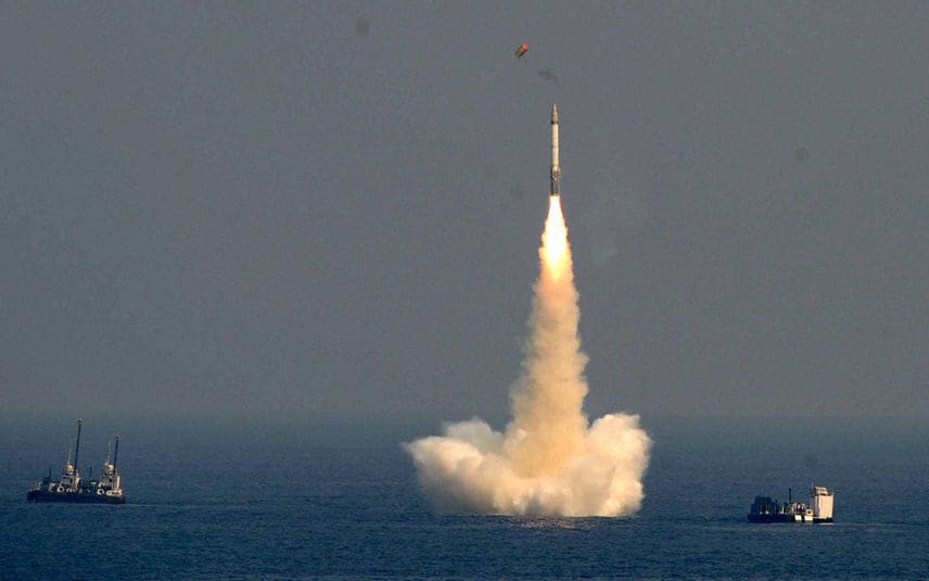 Indie provedla úspěšný test balistické střely z vlastní jaderné ponorky